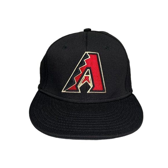 MLB Hat Men's Black Arizona Diamondbacks Adjustable Strap Back Hat - Picture 1 of 8
